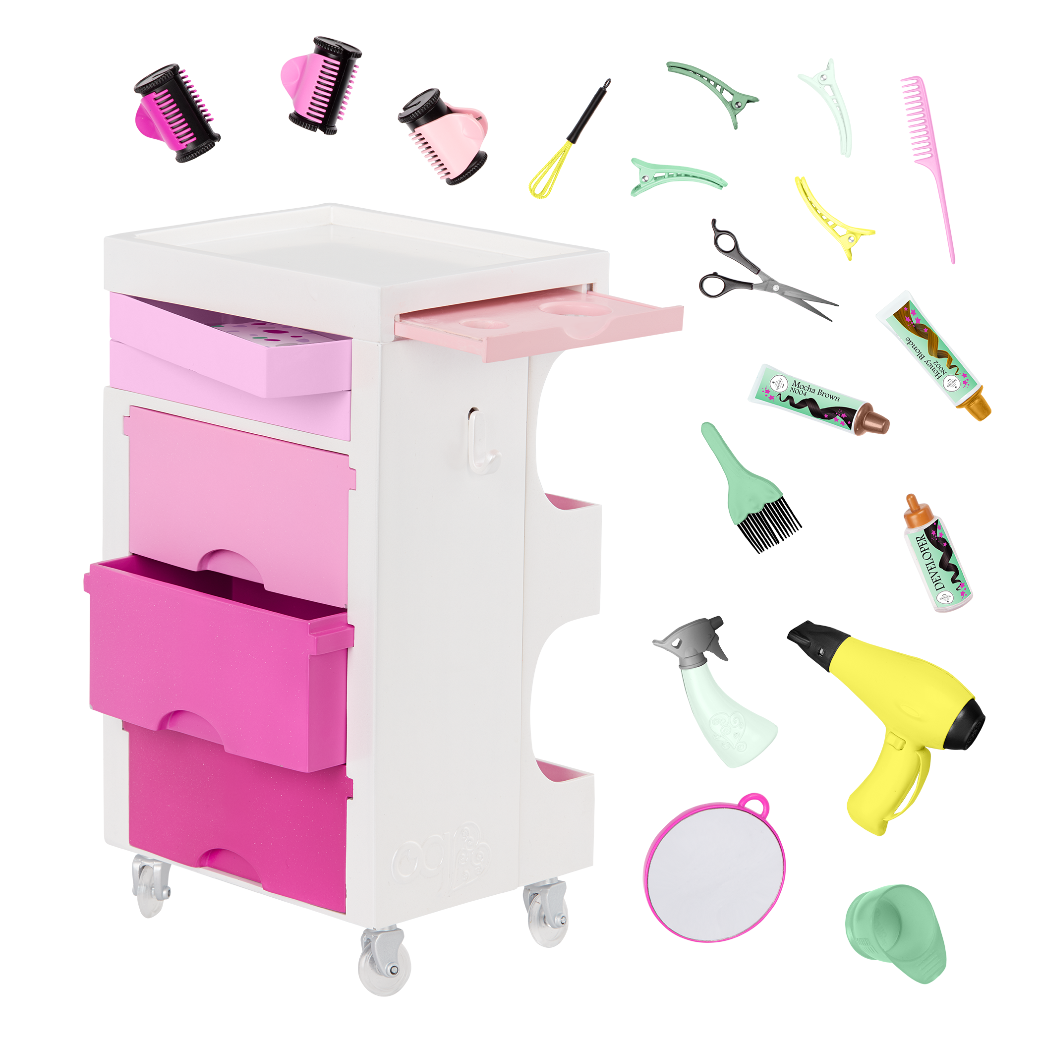 Our Generation Salon Cart Playset for 18-inch Dolls