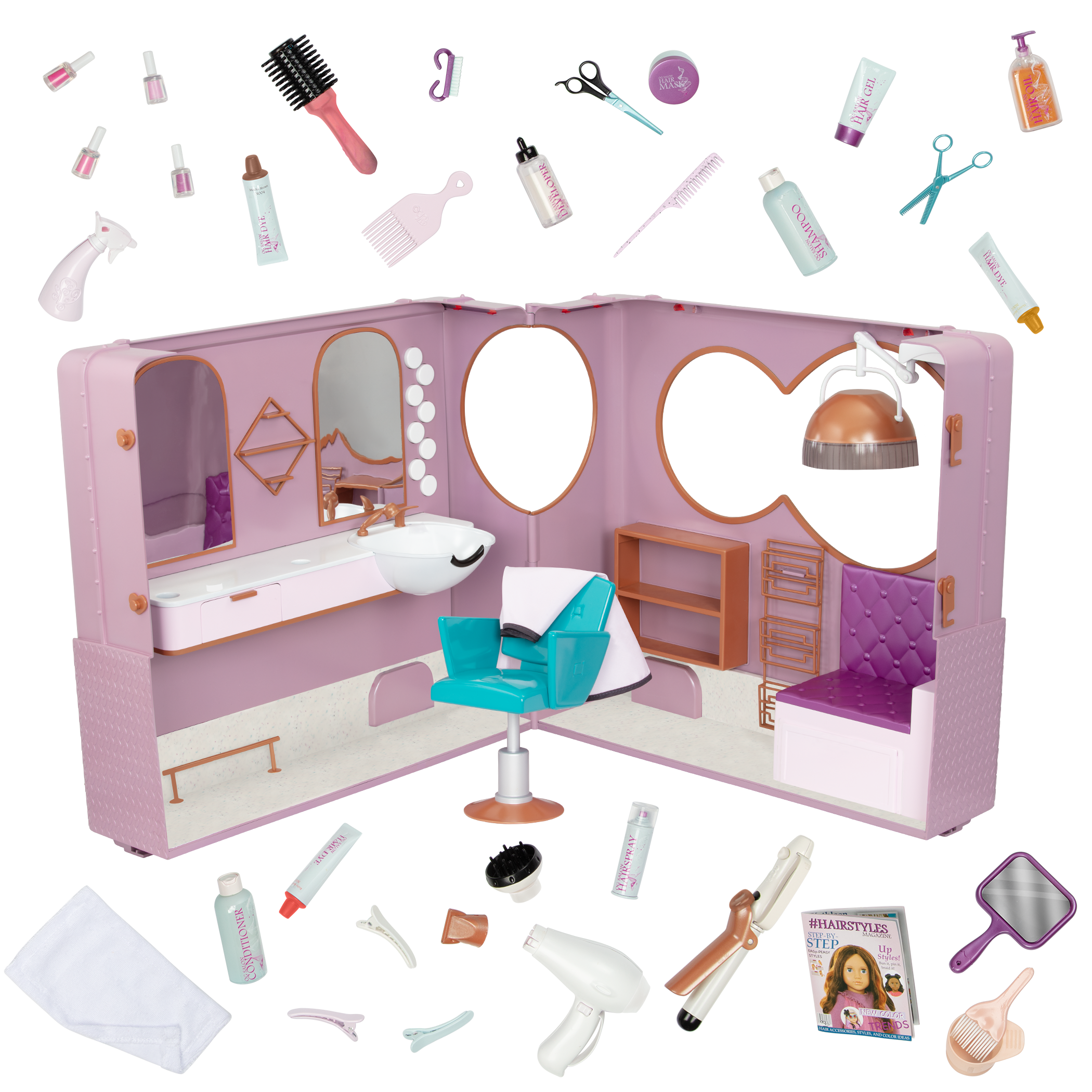 Our Generation Salon on Wheels Playset for 18-inch Dolls