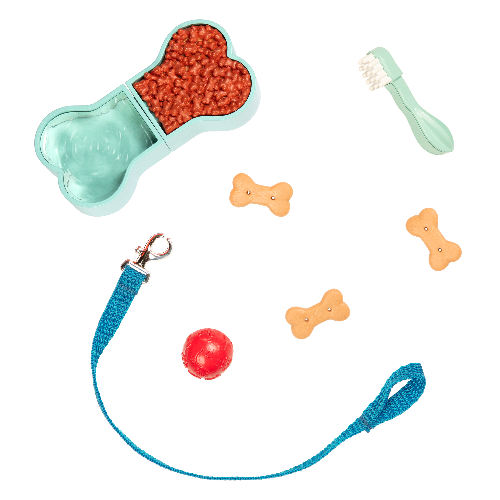 Dalmatian dog plushie in pet carrier