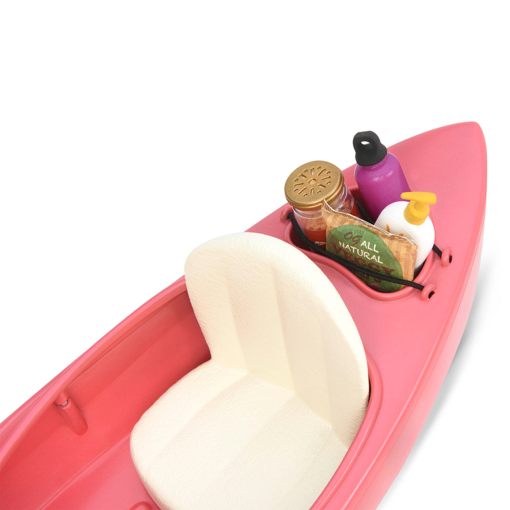 18-inch doll in kayak playset
