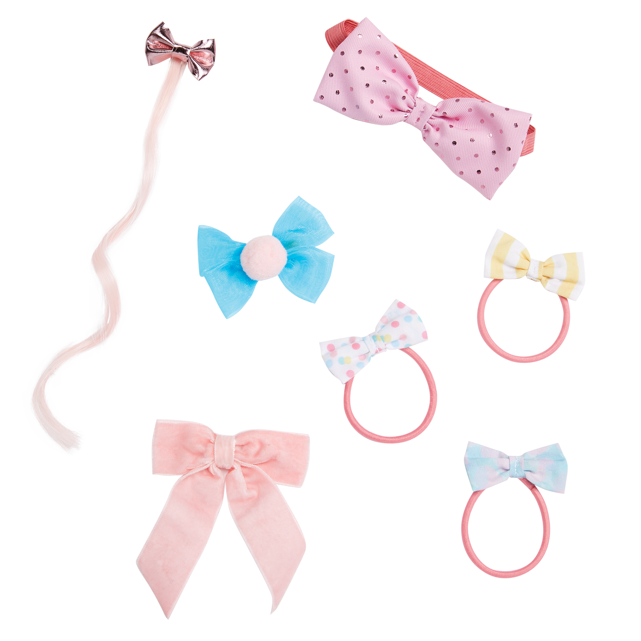 Our Generation Beauty Bows Hair Accessories for Kids & 18-inch Dolls