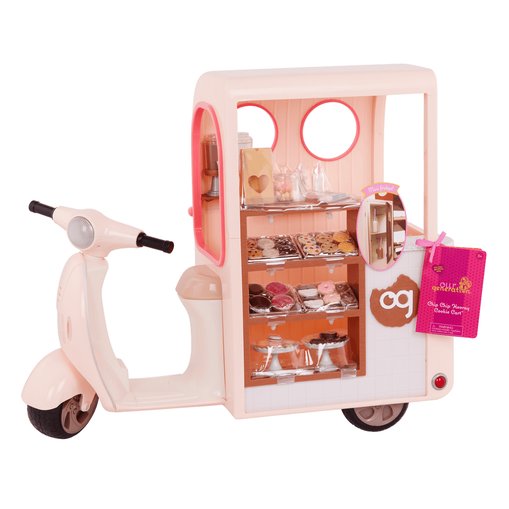 Our Generation Chip Chip Hooray Cookie Scooter for 18-inch Dolls