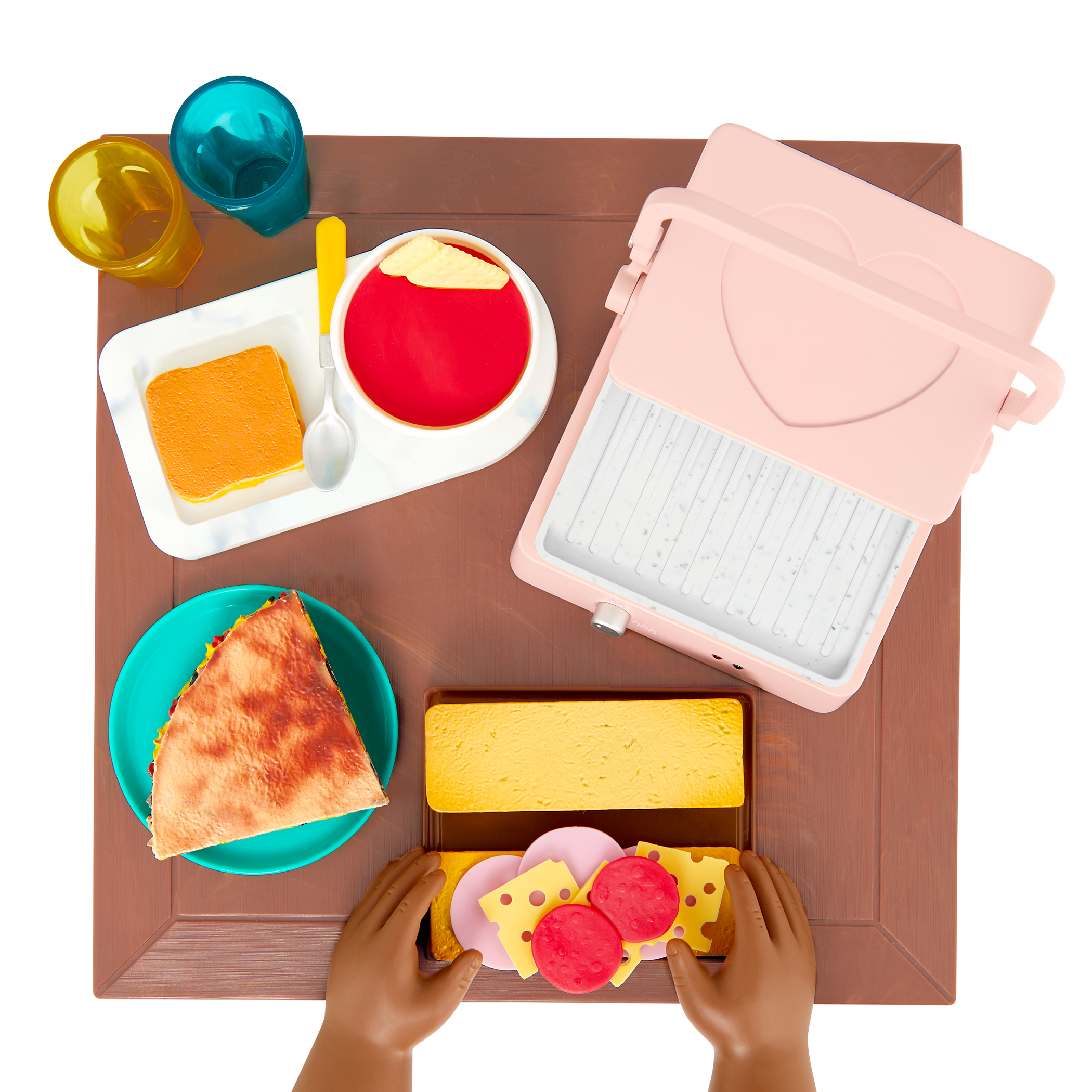 Our Generation Panini Presto Sandwich Maker Set for 18-inch Dolls