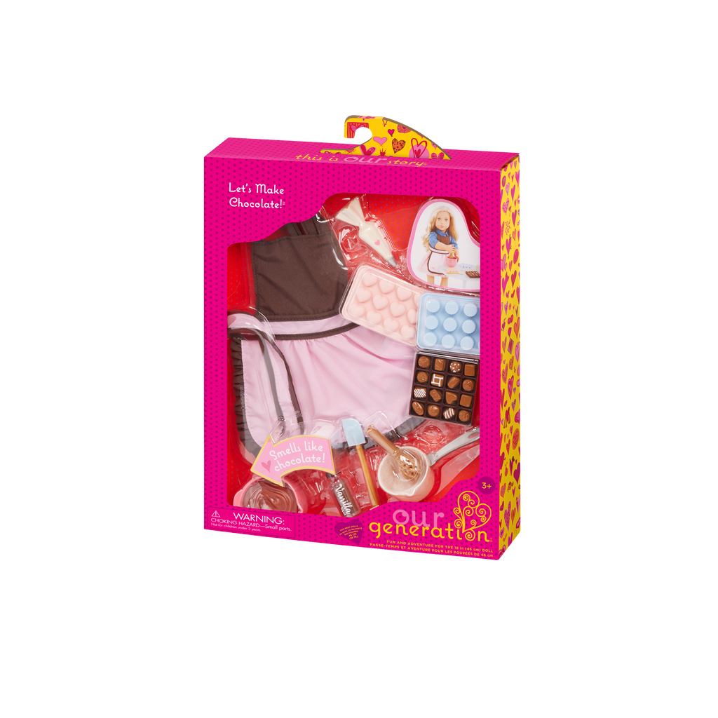 Our Generation Let's Make Chocolate Baking Set for 18-inch Dolls
