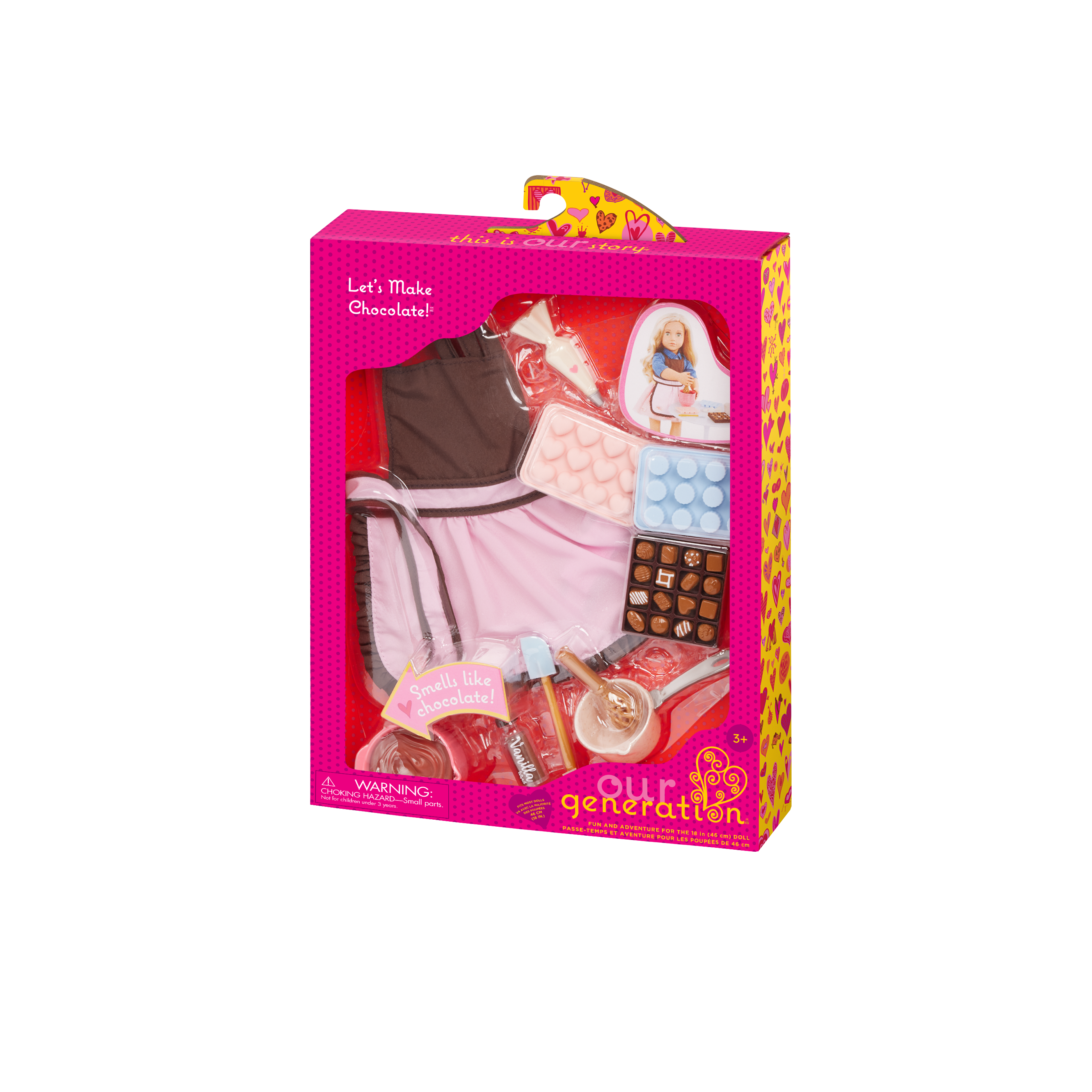 Our Generation Let's Make Chocolate Baking Set for 18-inch Dolls