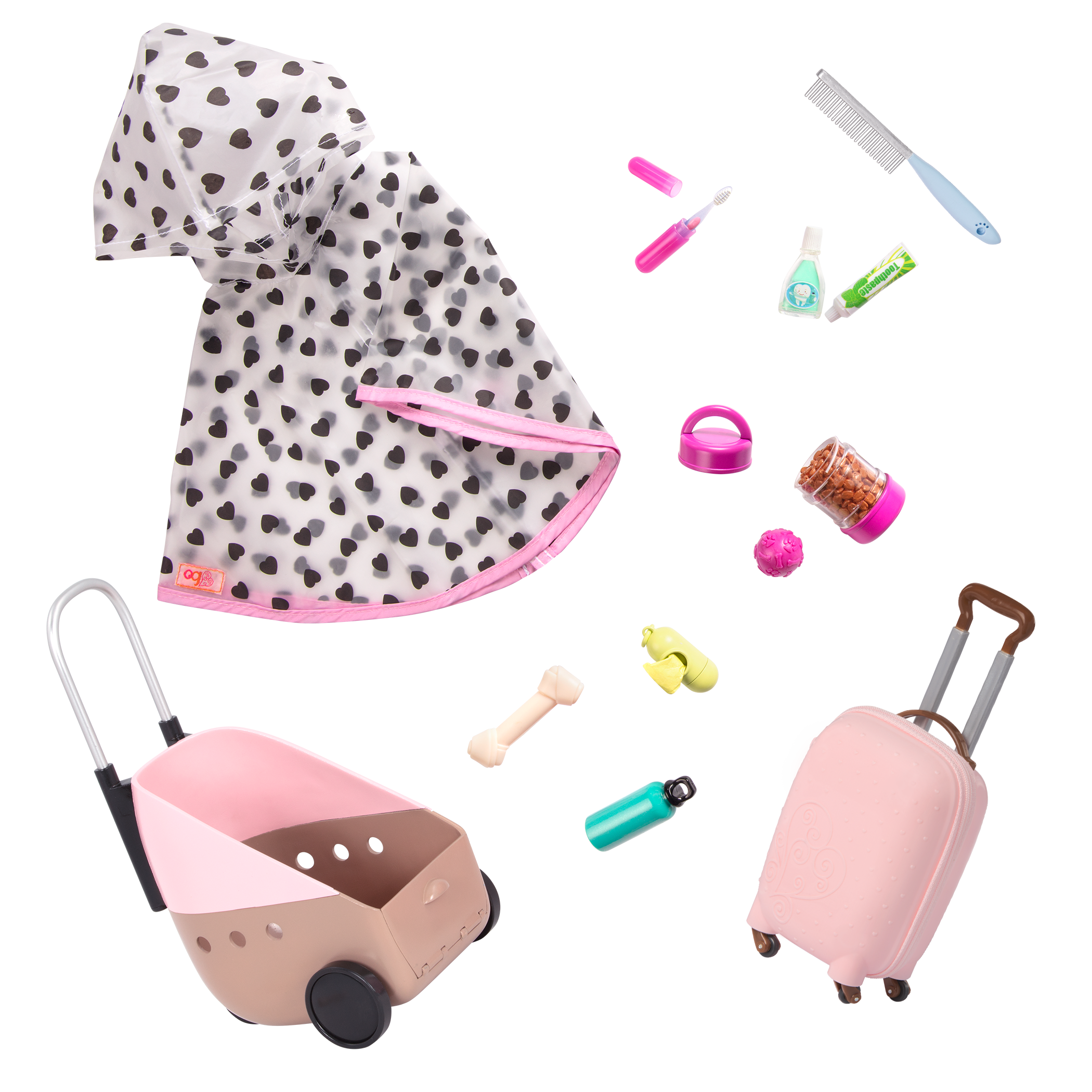 Our Generation Doll Malia & Passenger Pets Bundle