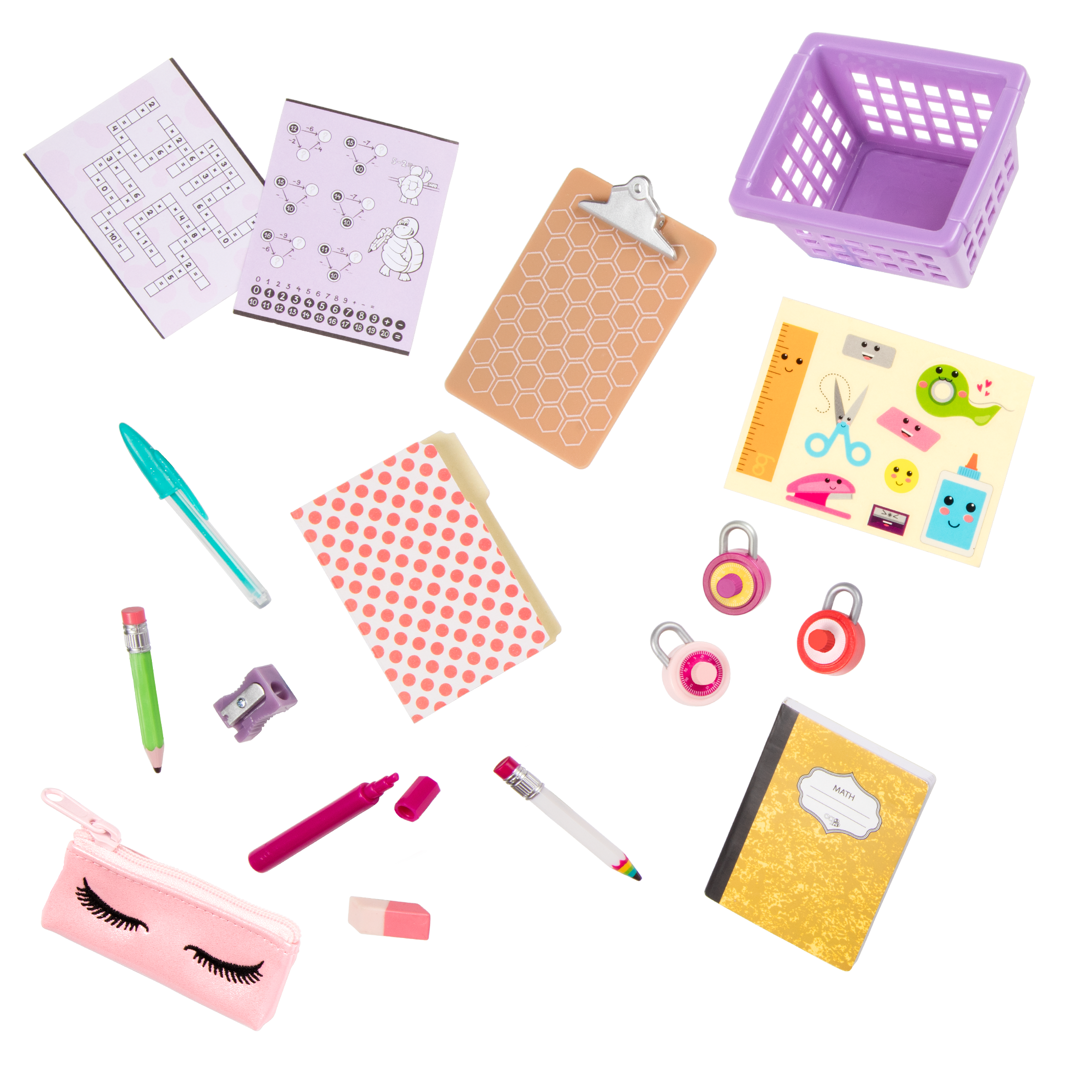 Our Generation Doll Hally & School Locker Bundle