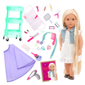 Our Generation Doll Phoebe & Berry Nice Salon Day Bundle