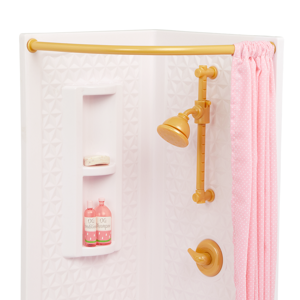 Our Generation Sweet Bathroom Furniture Set for 18-inch Dolls