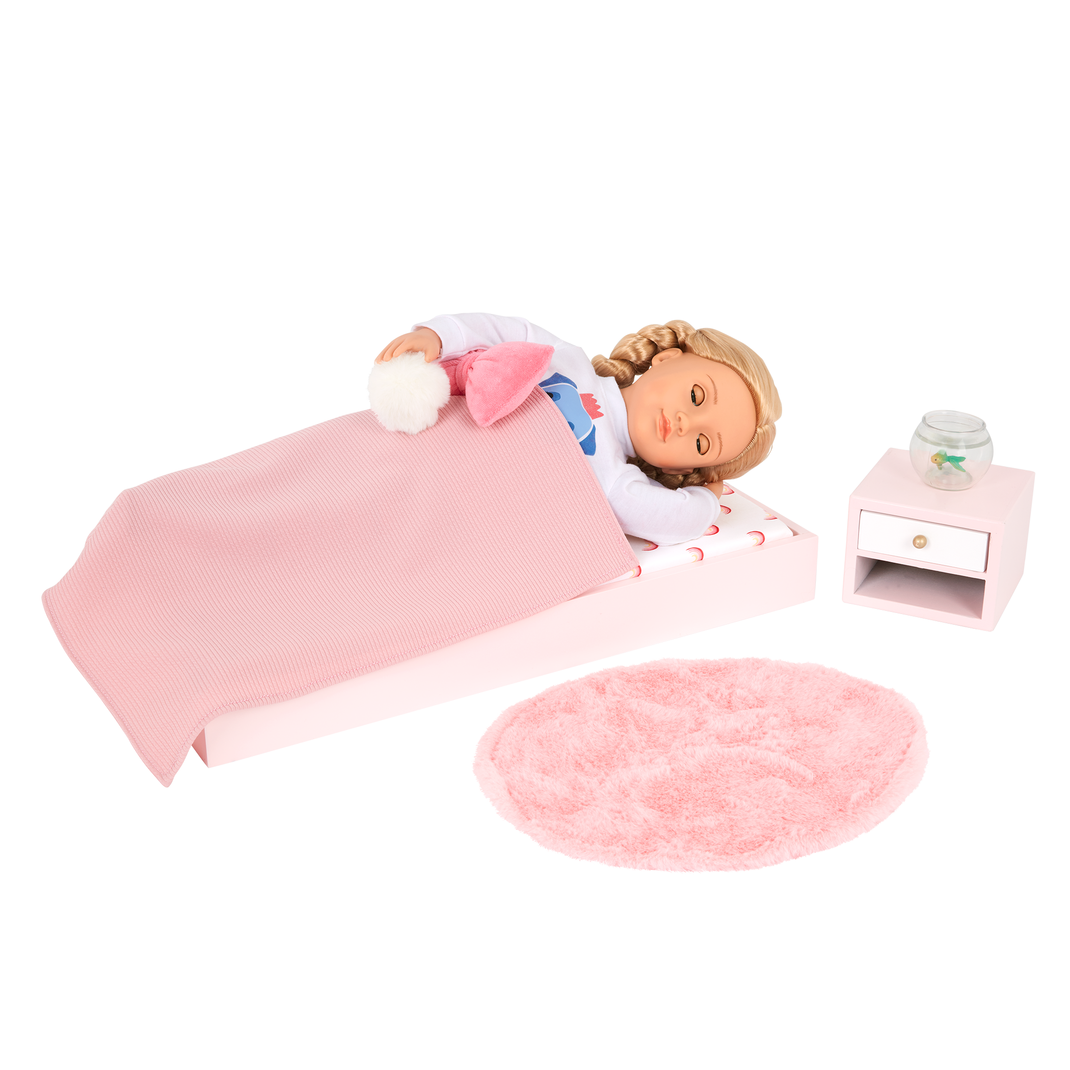 Our Generation Sweet Snuggles Bedroom Furniture Set for 18-inch Dolls