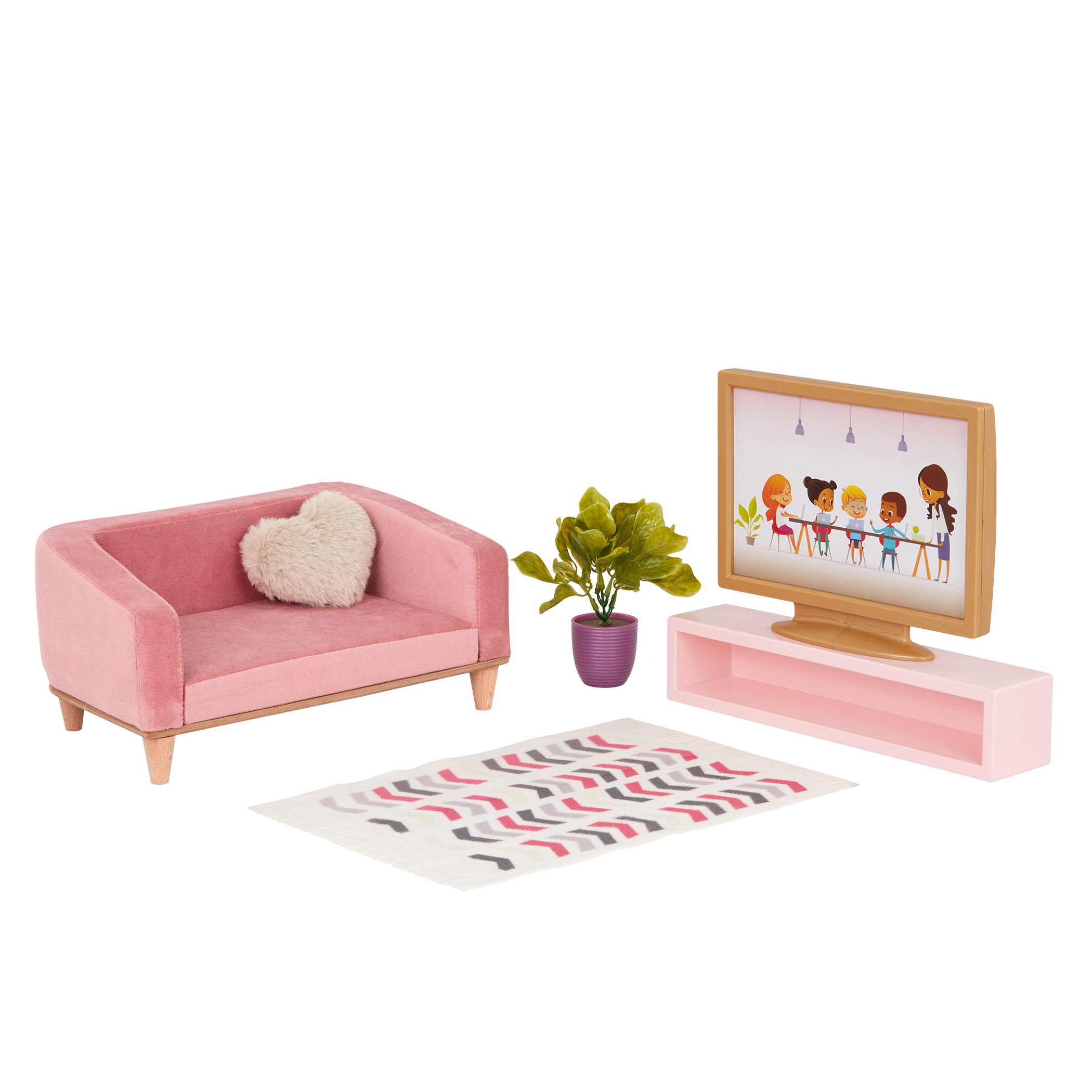 Our Generation Lovely Living Room Furniture Set for 18-inch Dolls