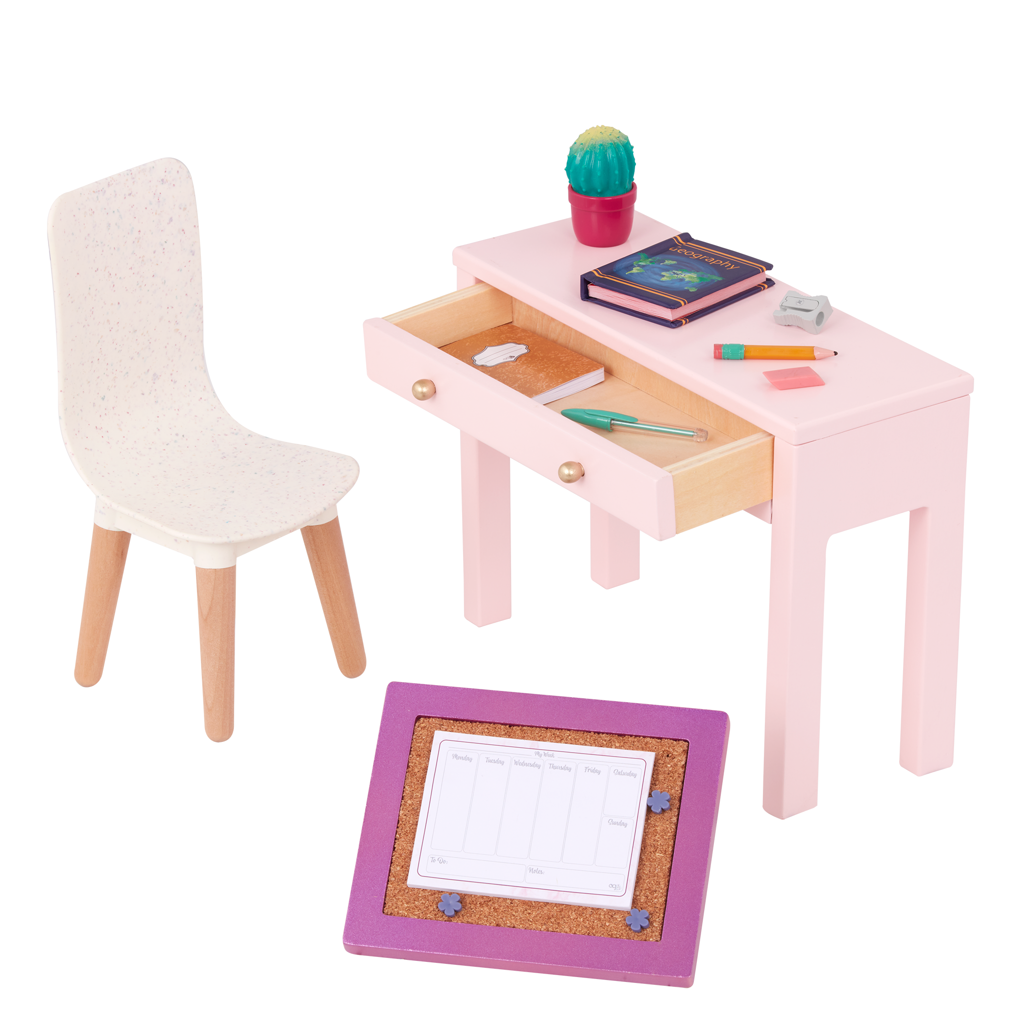 Our Generation Working Wonder Desk Furniture for 18-inch Dolls