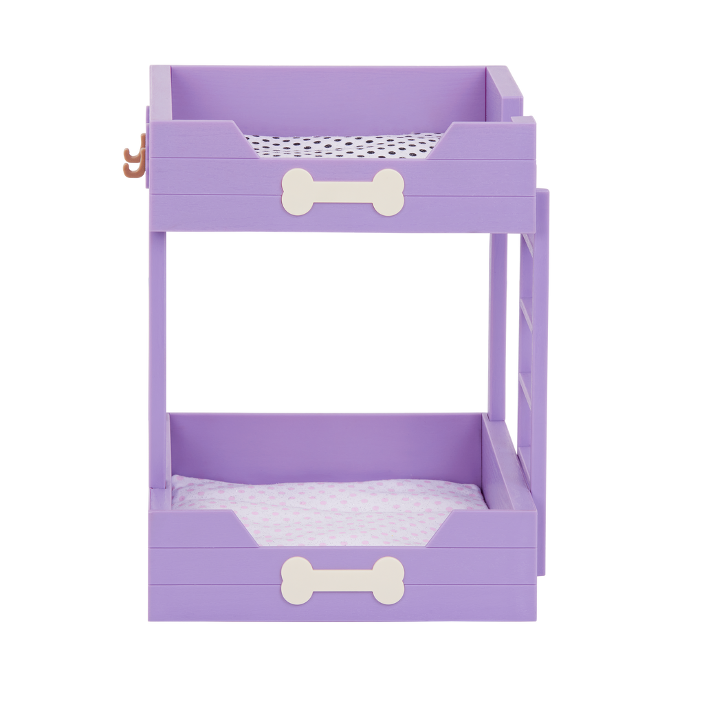 Our Generation Pup Bunk Bed & Plush Puppy Set