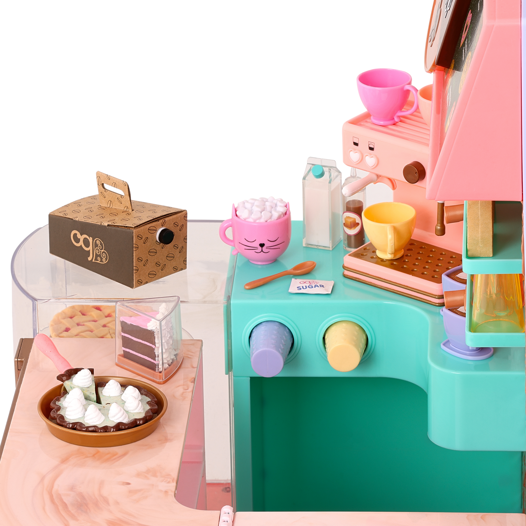 Our Generation Doll Coffee Shop Fully Stocked