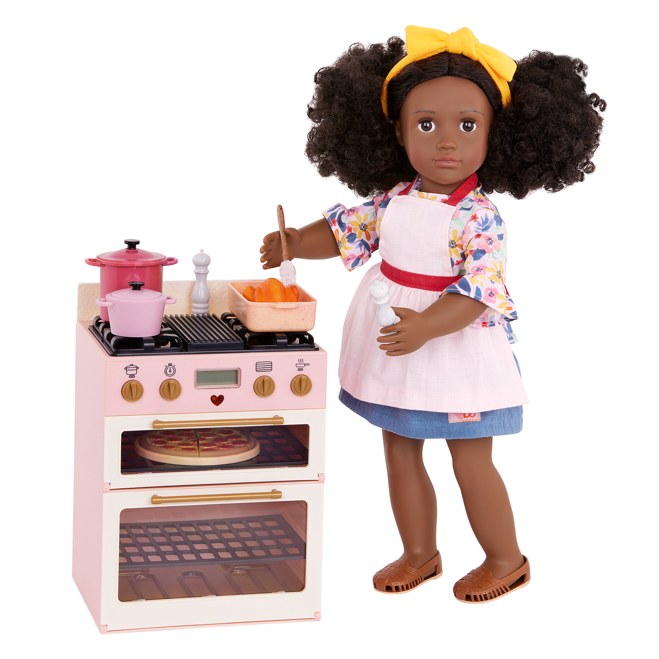 Our Generation Doll Oven with Play Food Accessories