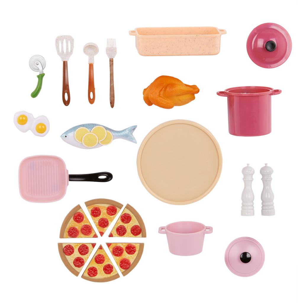 Our Generation Doll Oven with Play Food Accessories