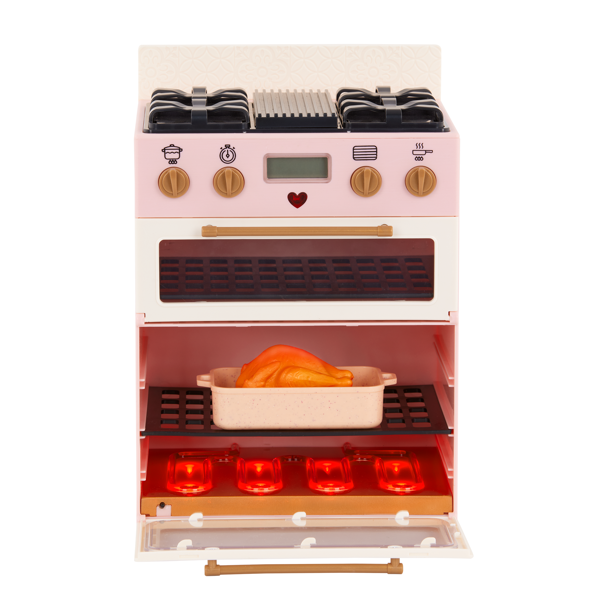 Our Generation Doll Oven with Play Food Accessories