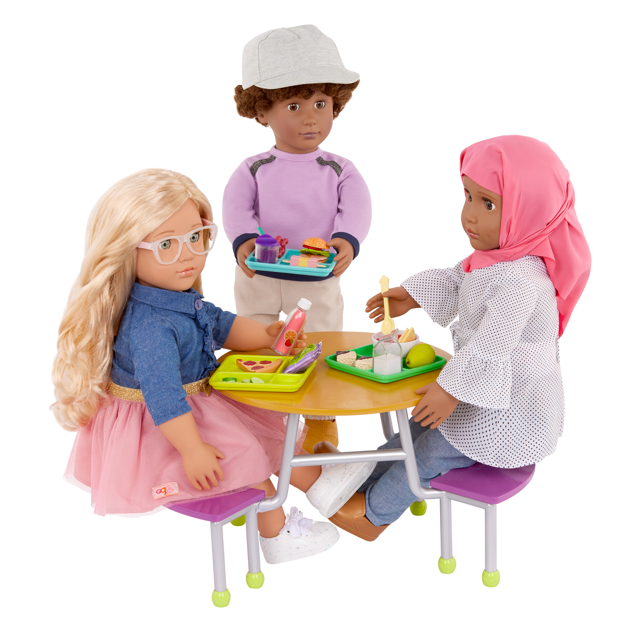 Our Generation School Cafeteria Table for 18-inch Dolls