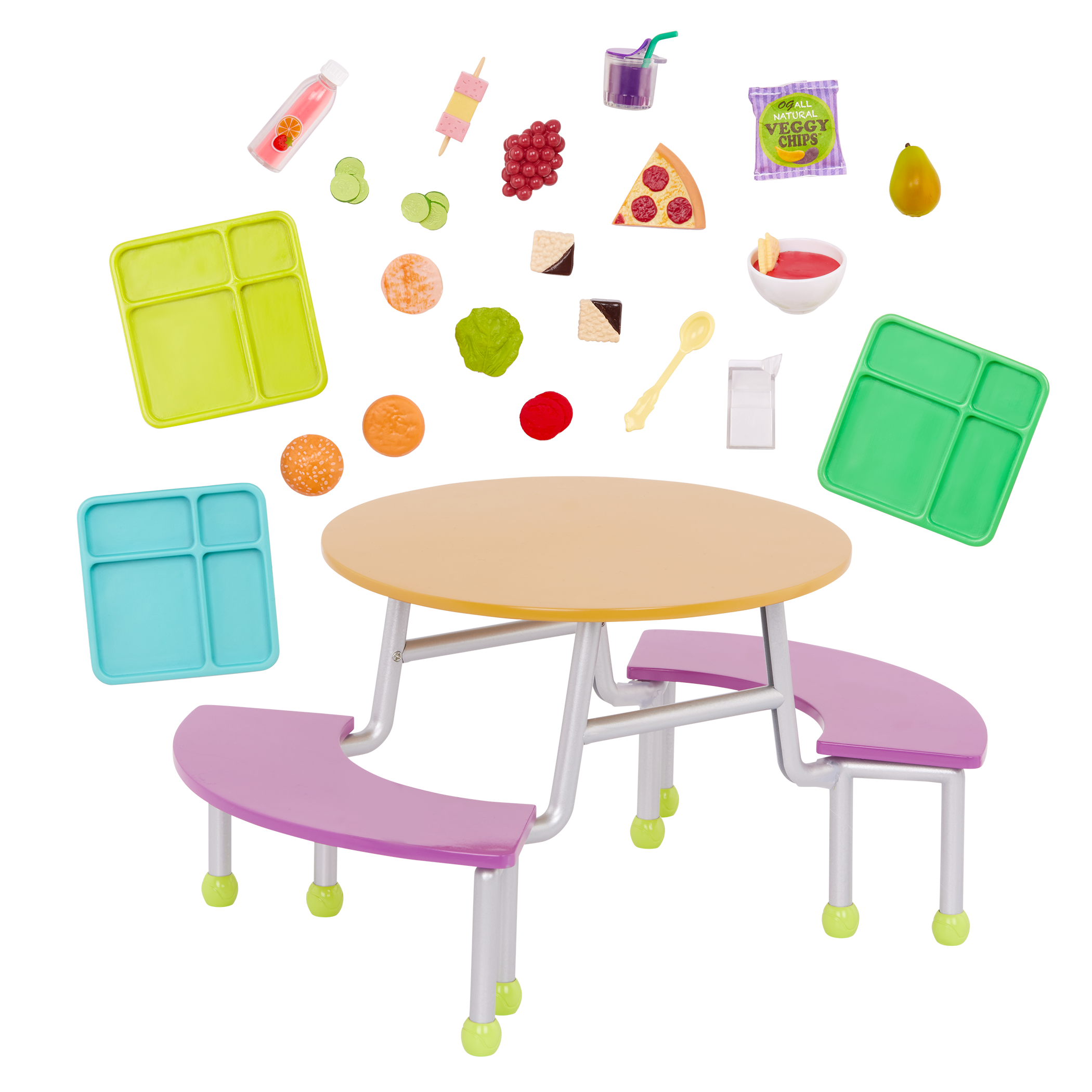 Our Generation School Cafeteria Table for 18-inch Dolls