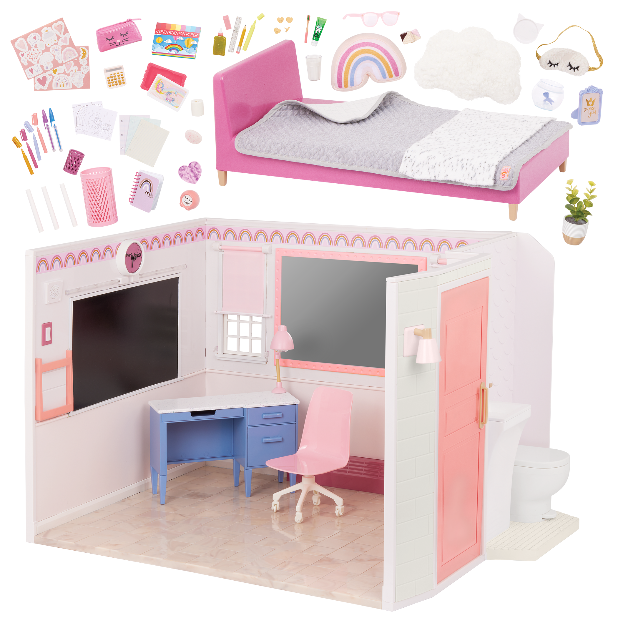 Our Generation Room to Dream Bedroom Playset for 18-inch Dolls
