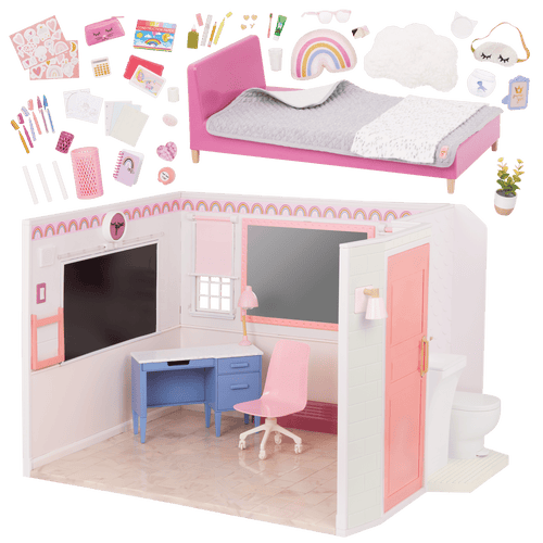 Our Generation Room to Dream Bedroom Playset for 18-inch Dolls