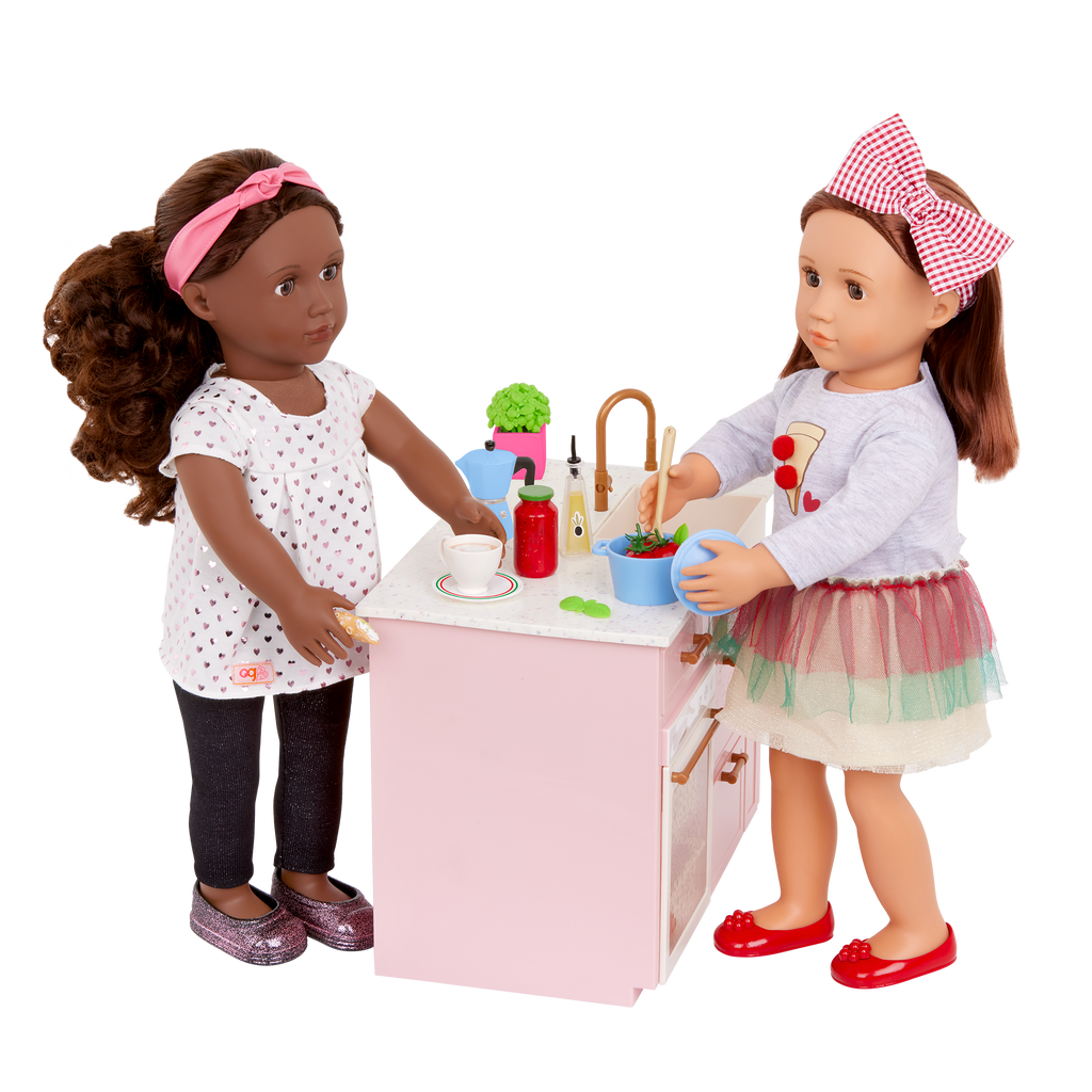 Our Generation Pasta Party Play Food Set for 18-inch Dolls