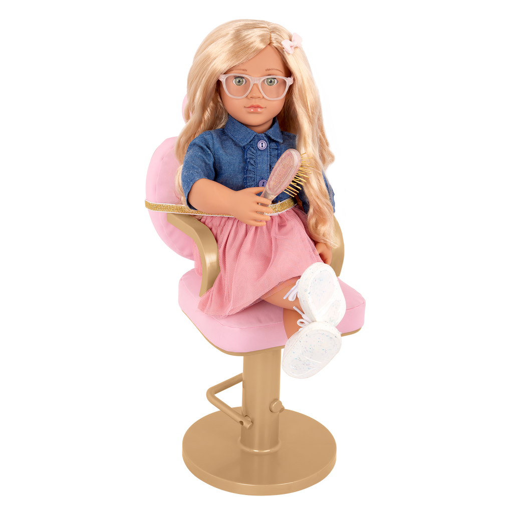 Our Generation Sweet Salon Chair for 18-inch Dolls with accessories
