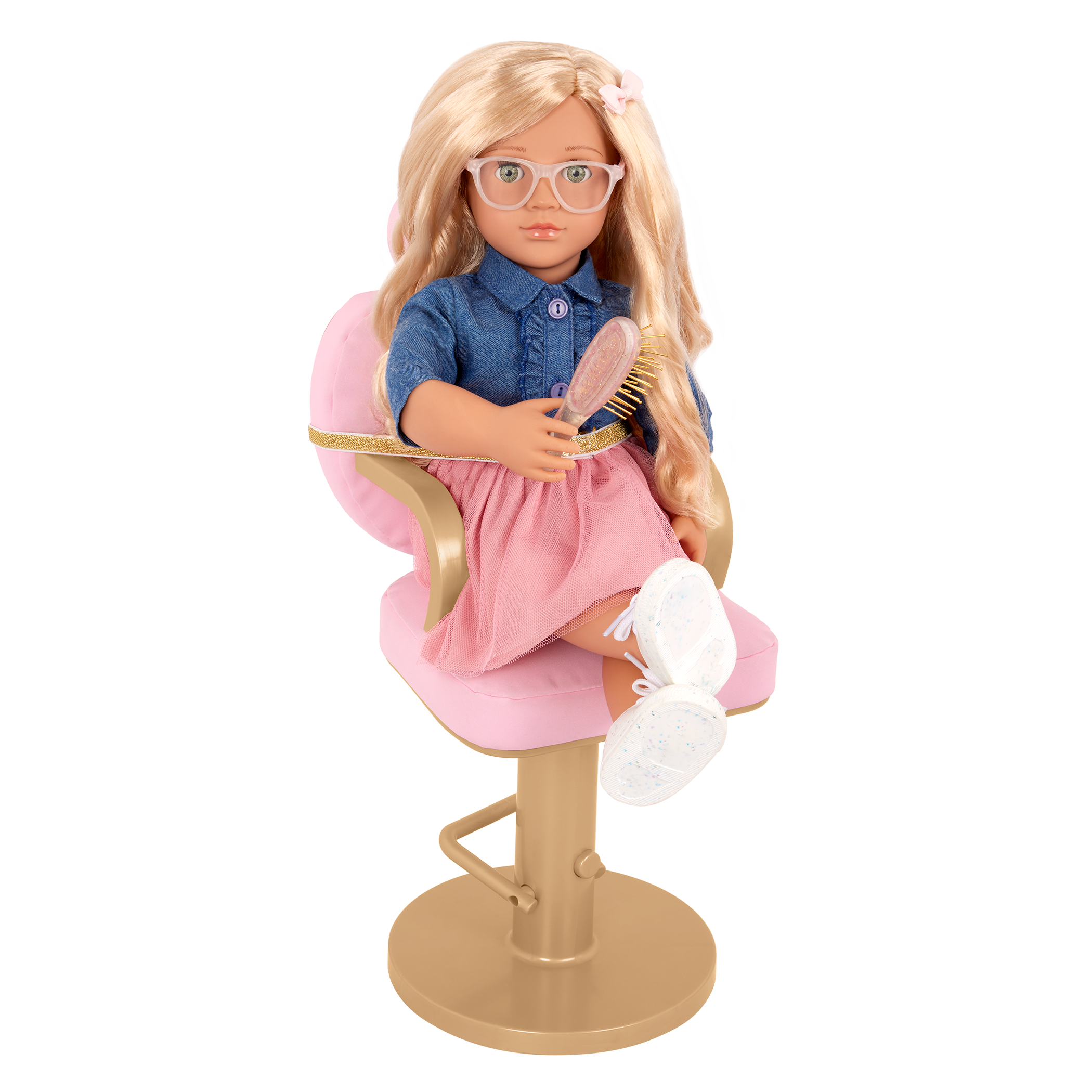Our Generation Sweet Salon Chair for 18-inch Dolls with accessories