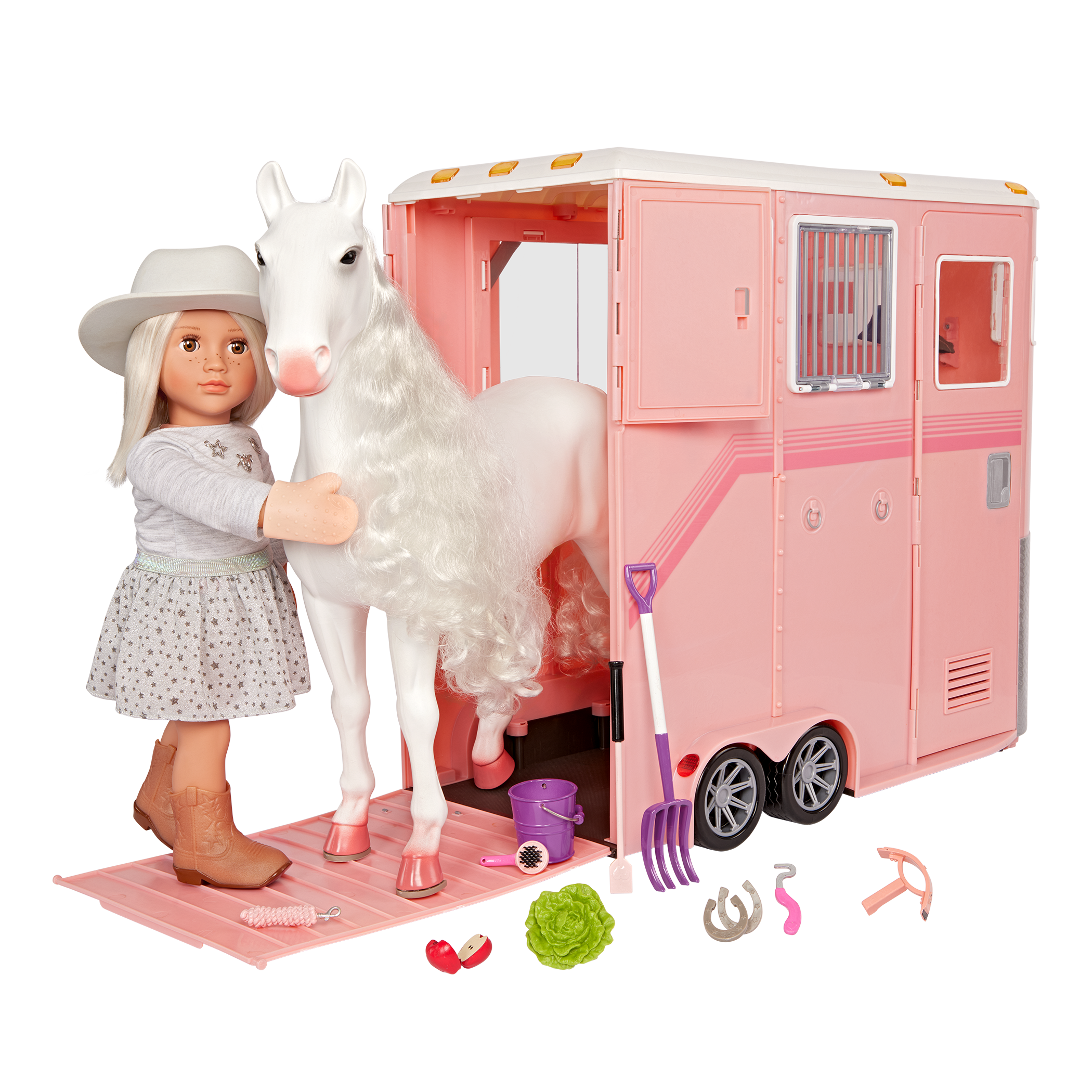 Our Generation Mane to Travel Horse Trailer Set for 18" Dolls