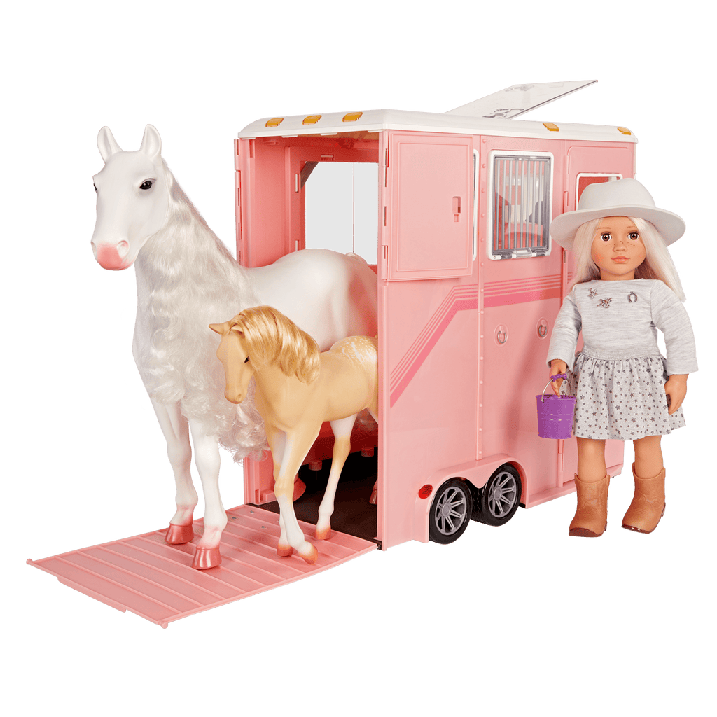 Our Generation Mane to Travel Horse Trailer Set for 18" Dolls