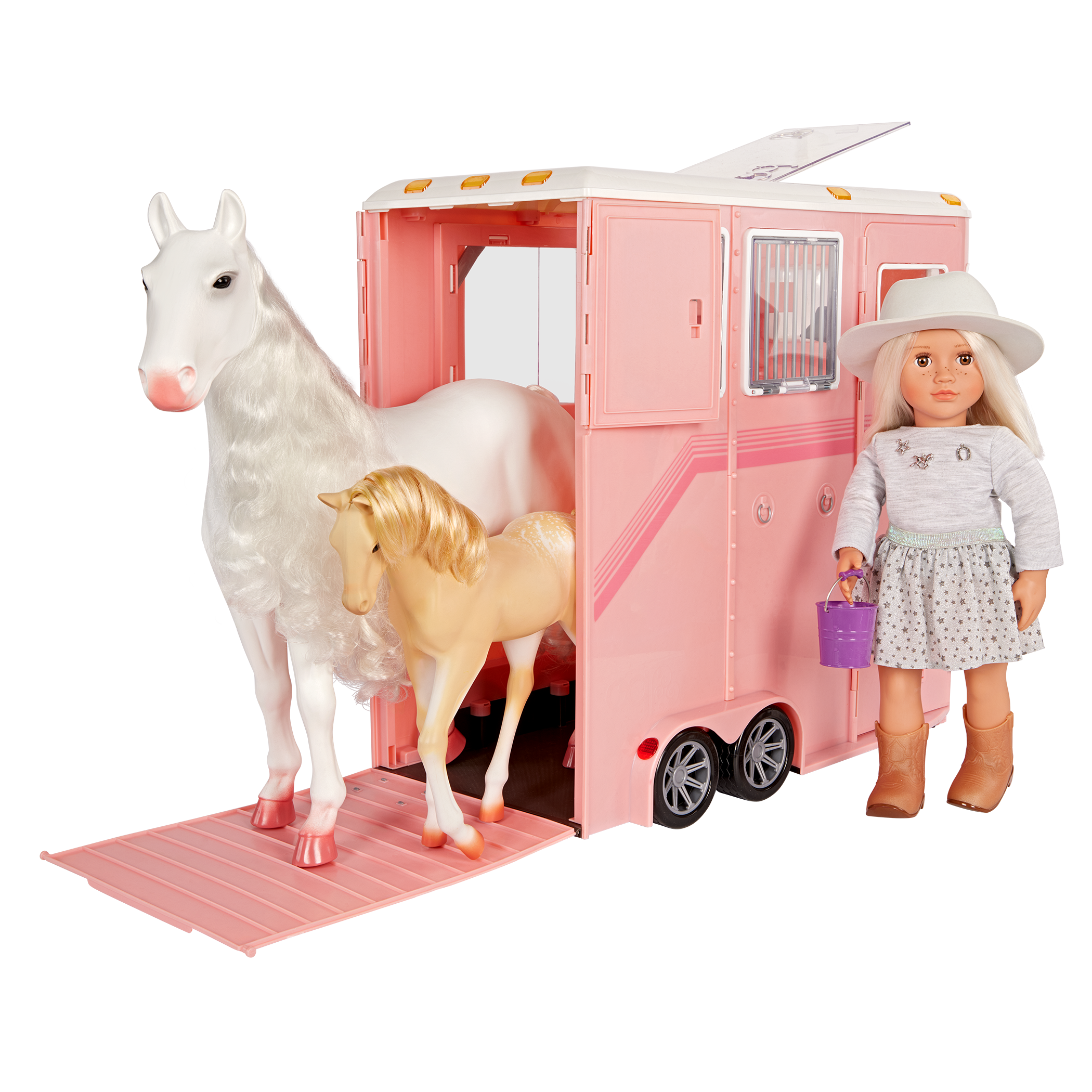 Our Generation Mane to Travel Horse Trailer Set for 18" Dolls