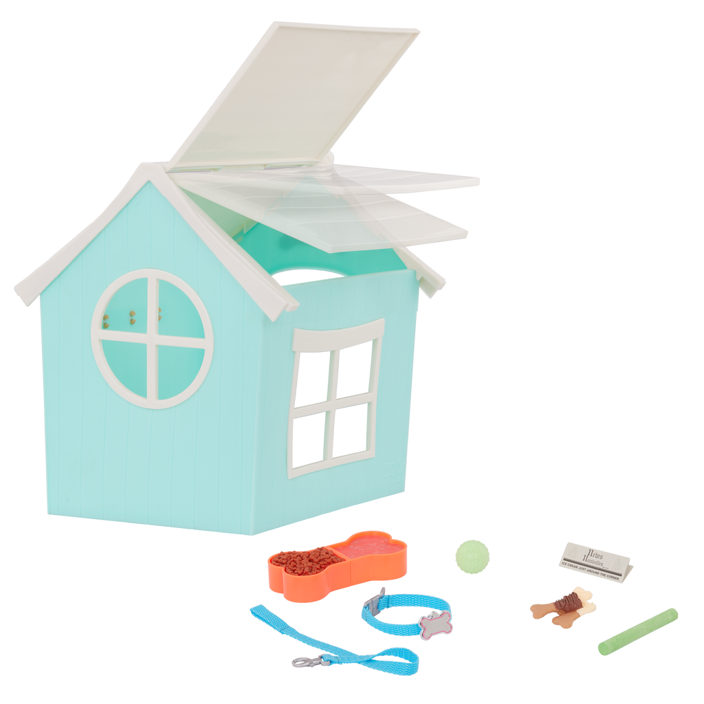 Our Generation Puppy Place Dog House & Pet Set for 18-inch Dolls
