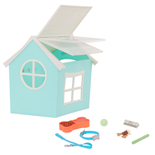Our Generation Puppy Place Dog House & Pet Set for 18-inch Dolls