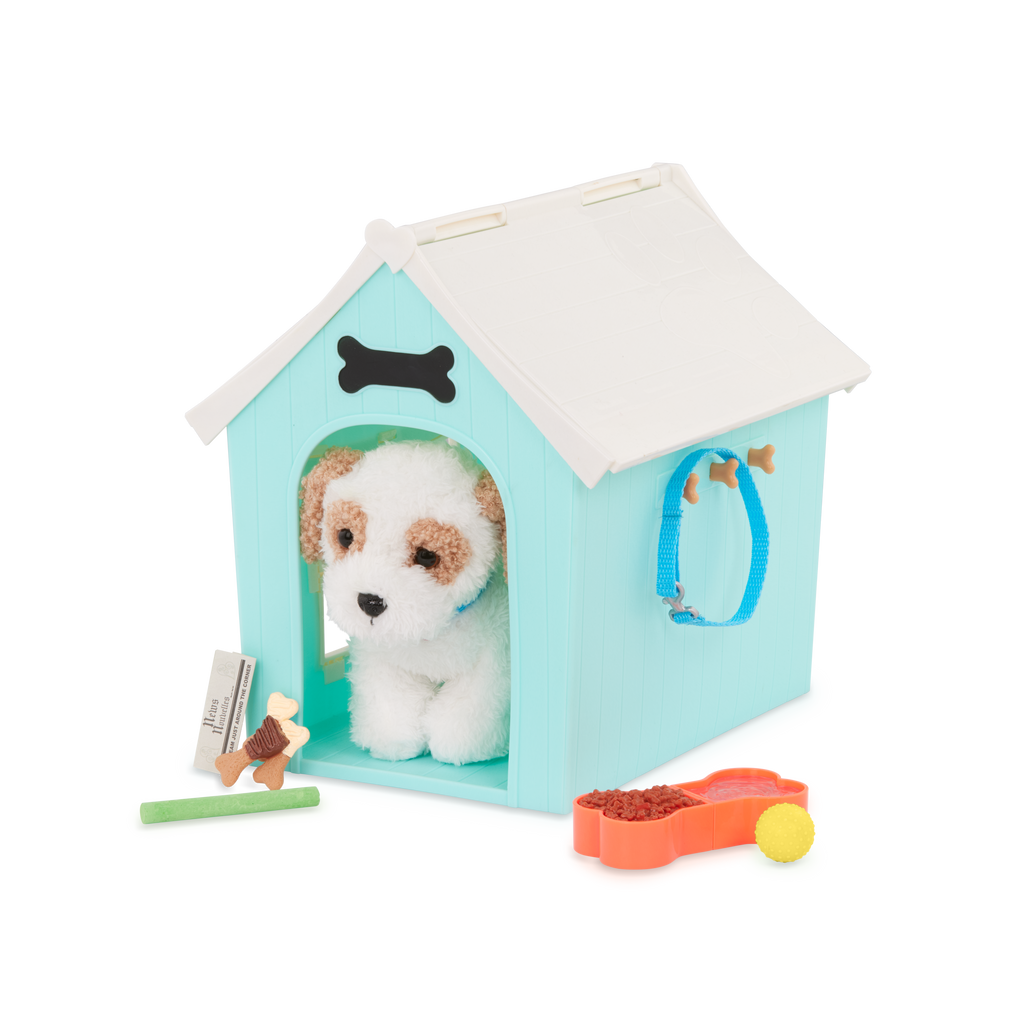 Our Generation Puppy Place Dog House & Pet Set for 18-inch Dolls