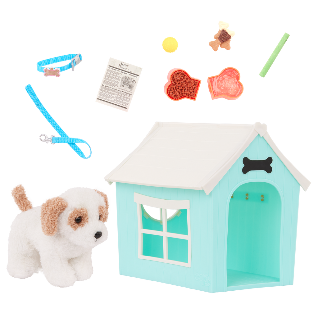 Our Generation Puppy Place Dog House & Pet Set for 18-inch Dolls