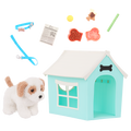 Our Generation Puppy Place Dog House & Pet Set for 18-inch Dolls