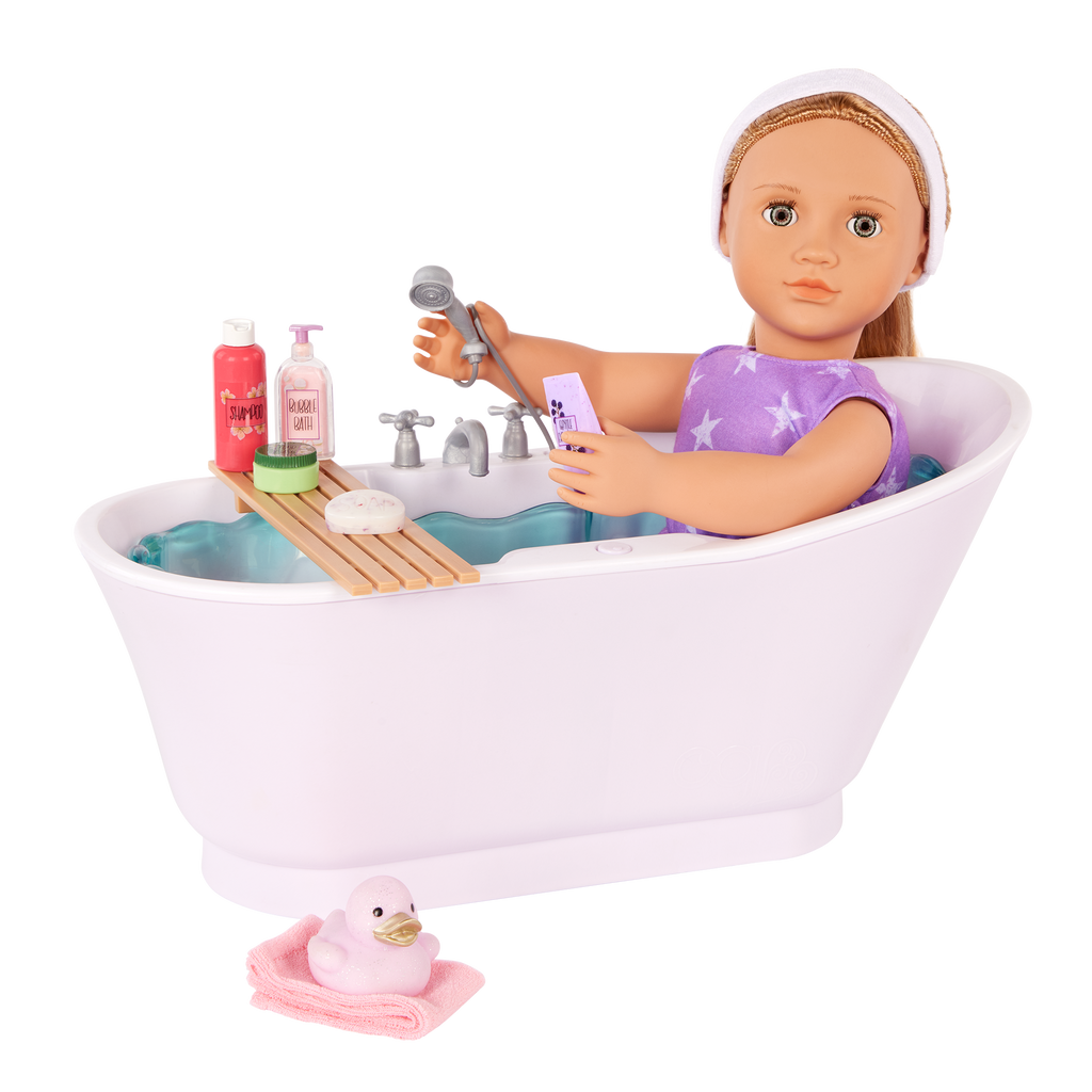 Our Generation Bubbly Bathtime Set for 18-inch Dolls