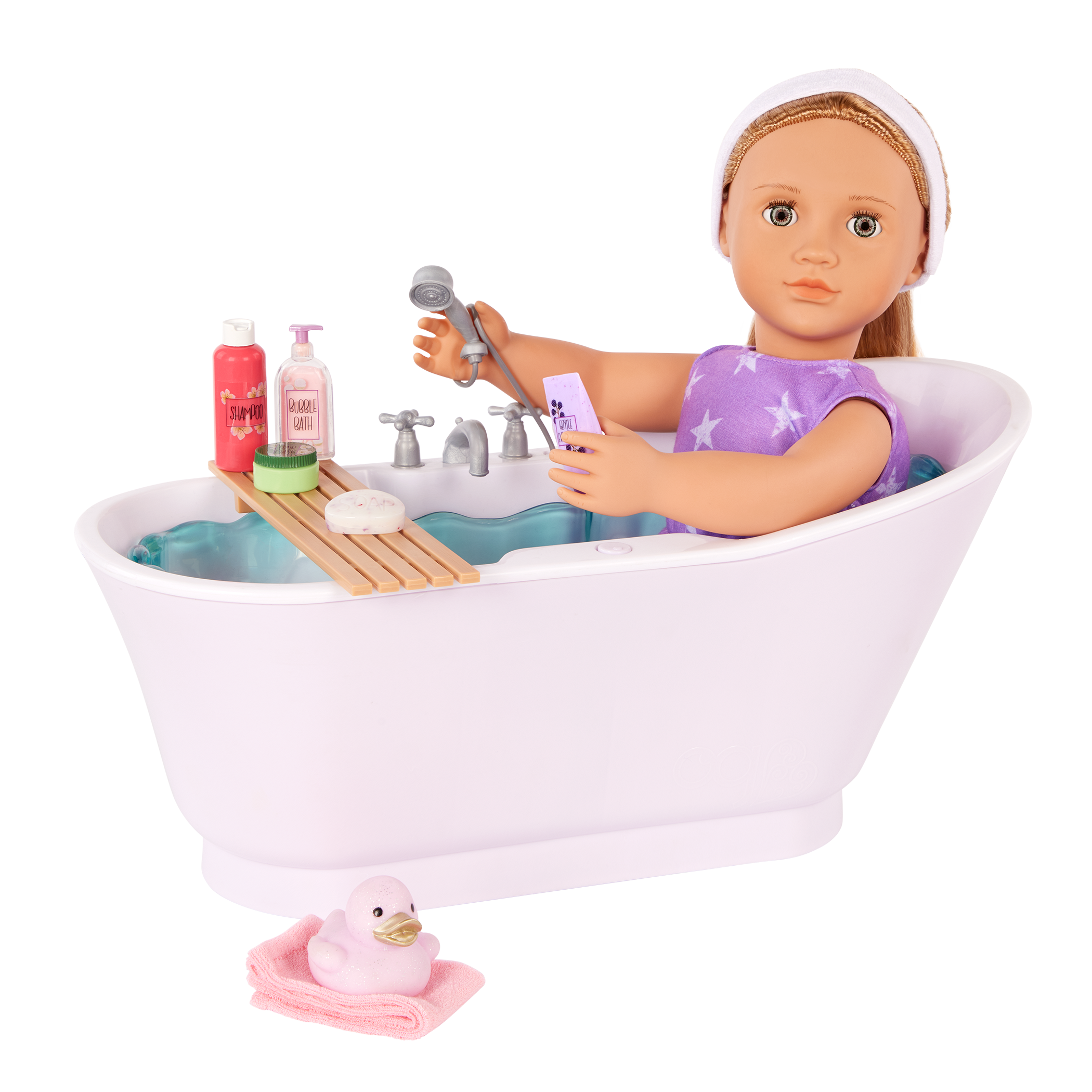 Our Generation Bubbly Bathtime Set for 18-inch Dolls