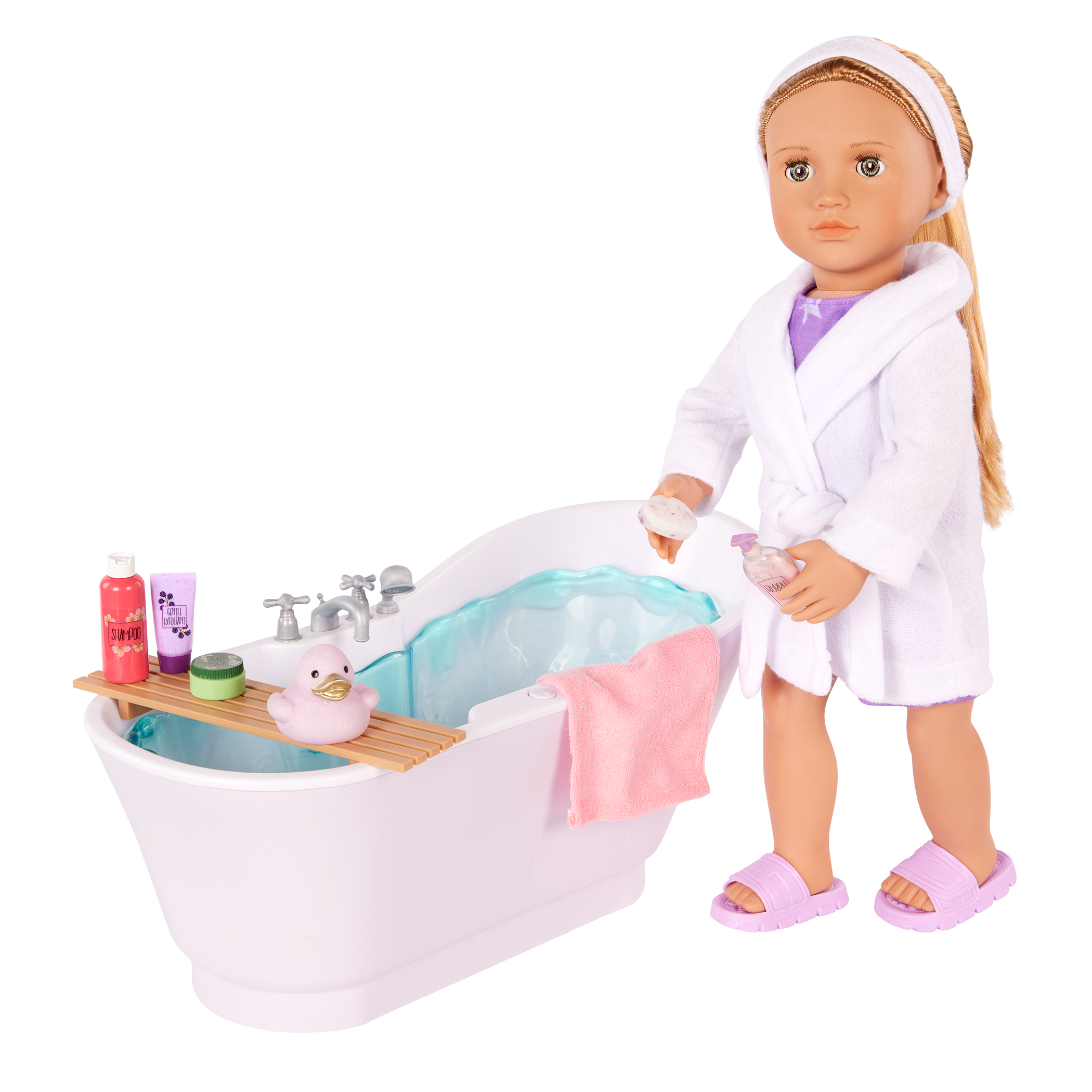 Our Generation Bubbly Bathtime Set for 18-inch Dolls