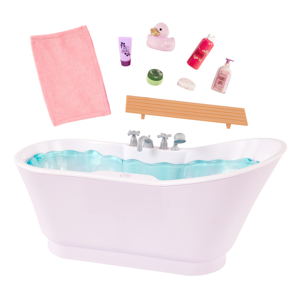 Our Generation Bubbly Bathtime Set for 18-inch Dolls