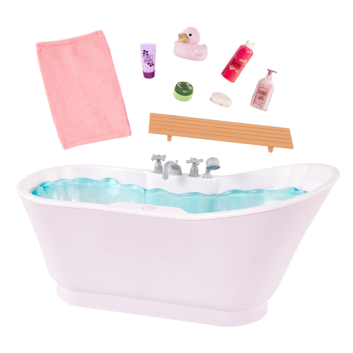 Our Generation Bubbly Bathtime Set for 18-inch Dolls