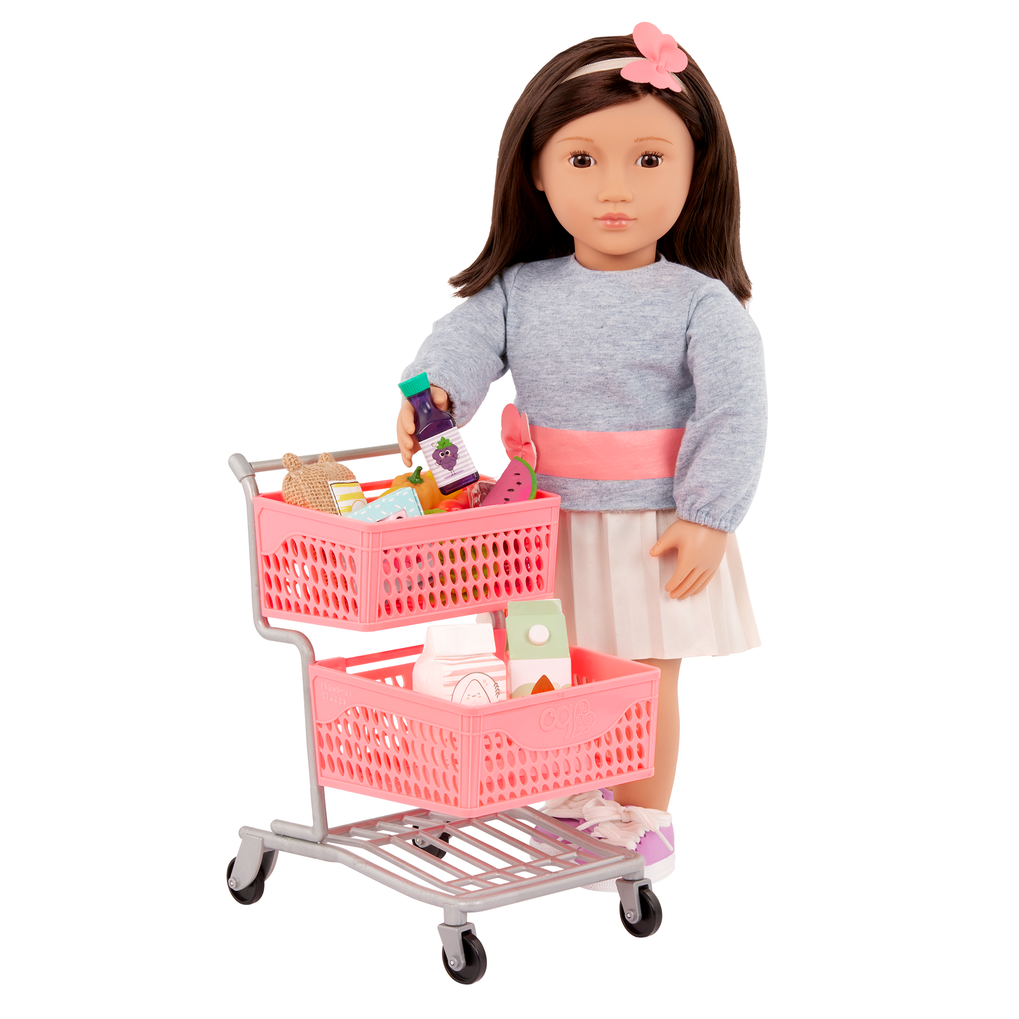 Our Generation Supermarket Play Doll Grocery Cart