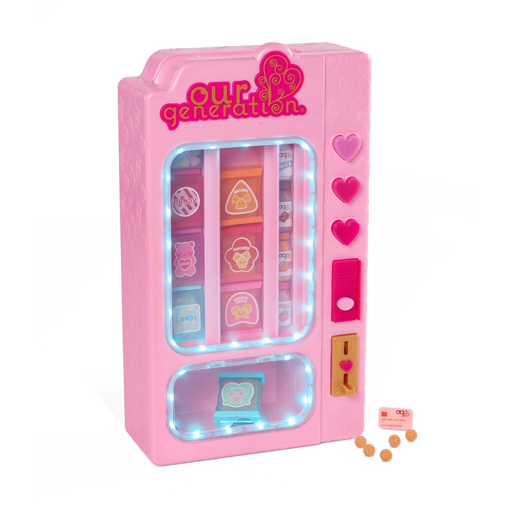 Snacktime Fun Toy Vending Machine | Playset | Our Generation