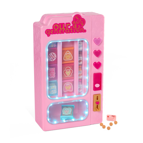 Our Generation Snacktime Fun Vending Machine Playset for 18-inch Dolls