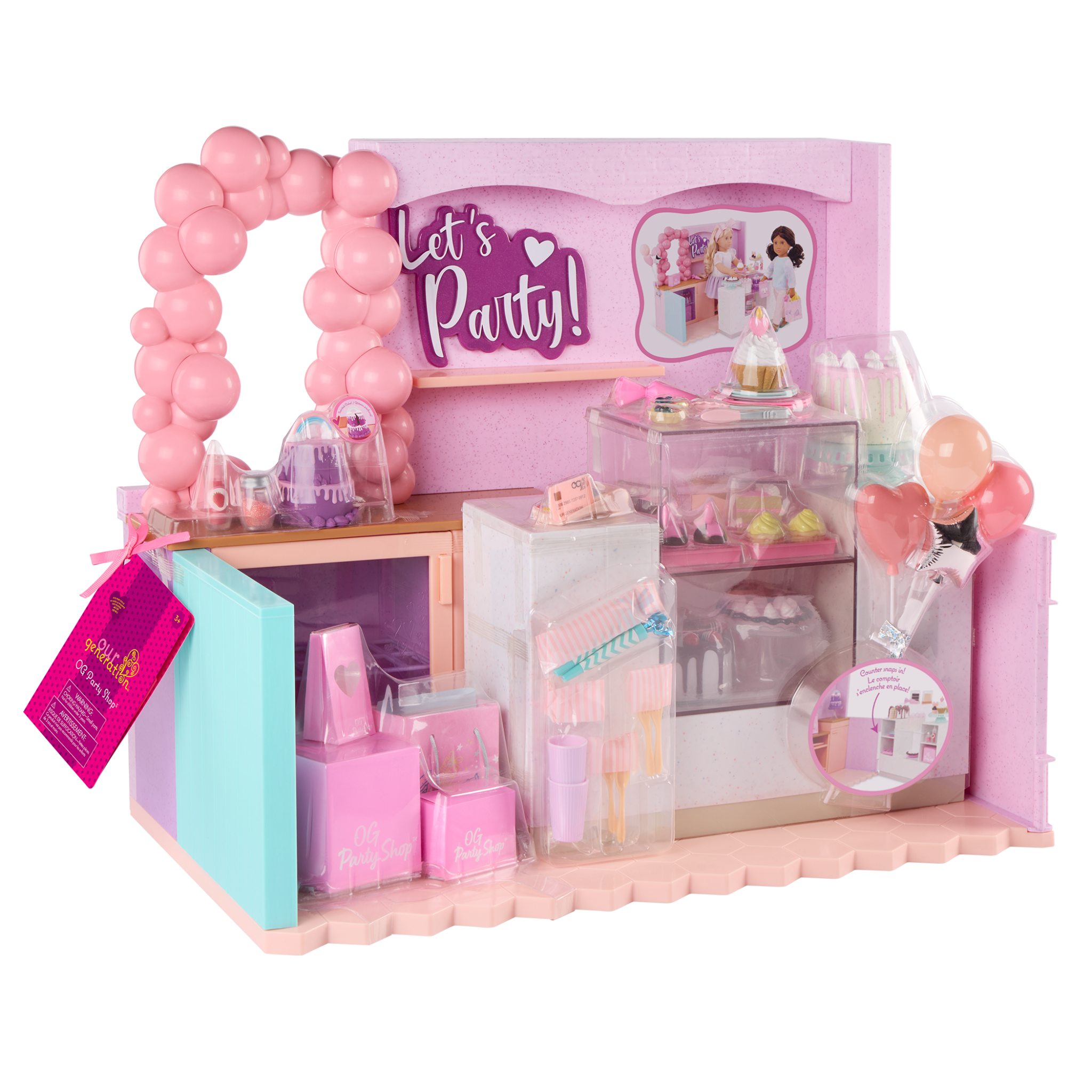 Our Generation Party Shop Playset for 18-inch Dolls
