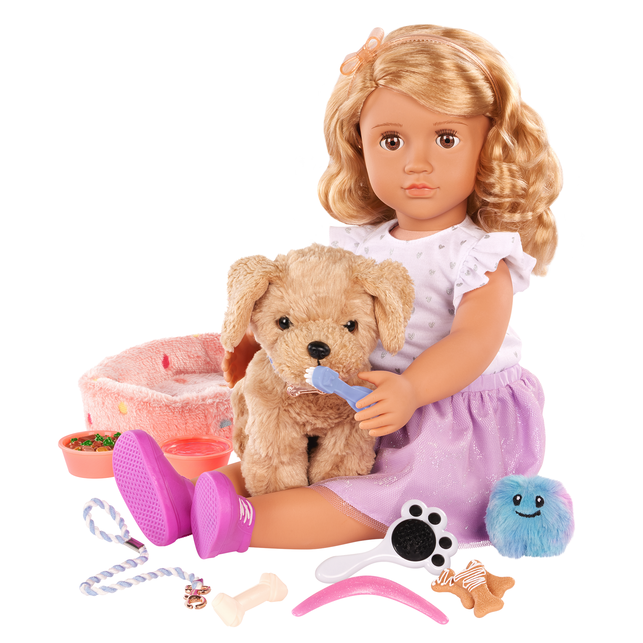 Our Generation Puppy Care & Play Set for 18" Dolls