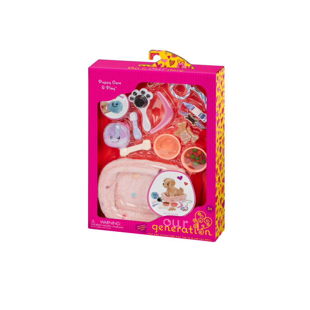 Our Generation Puppy Care & Play Set for 18" Dolls