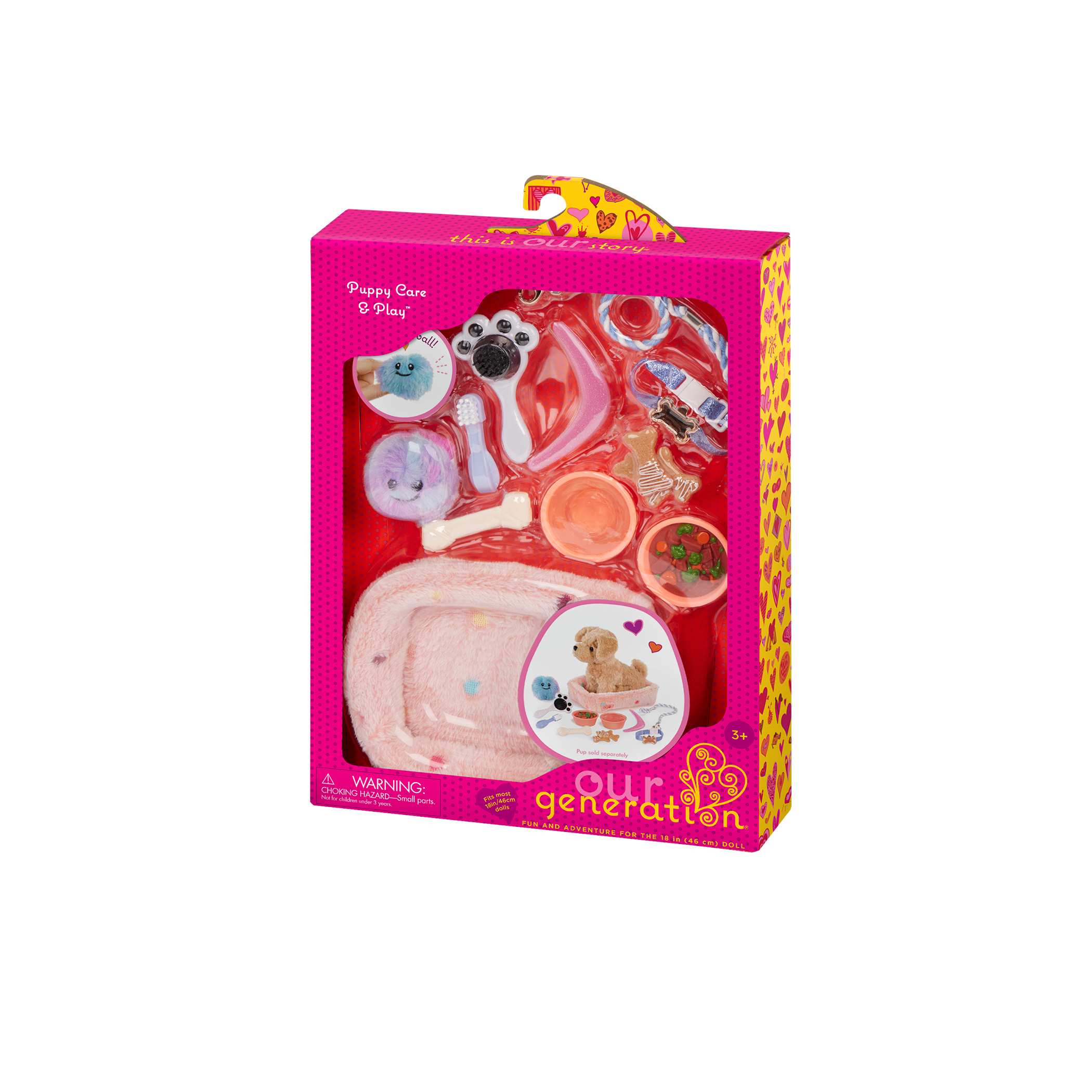 Our Generation Puppy Care & Play Set for 18" Dolls