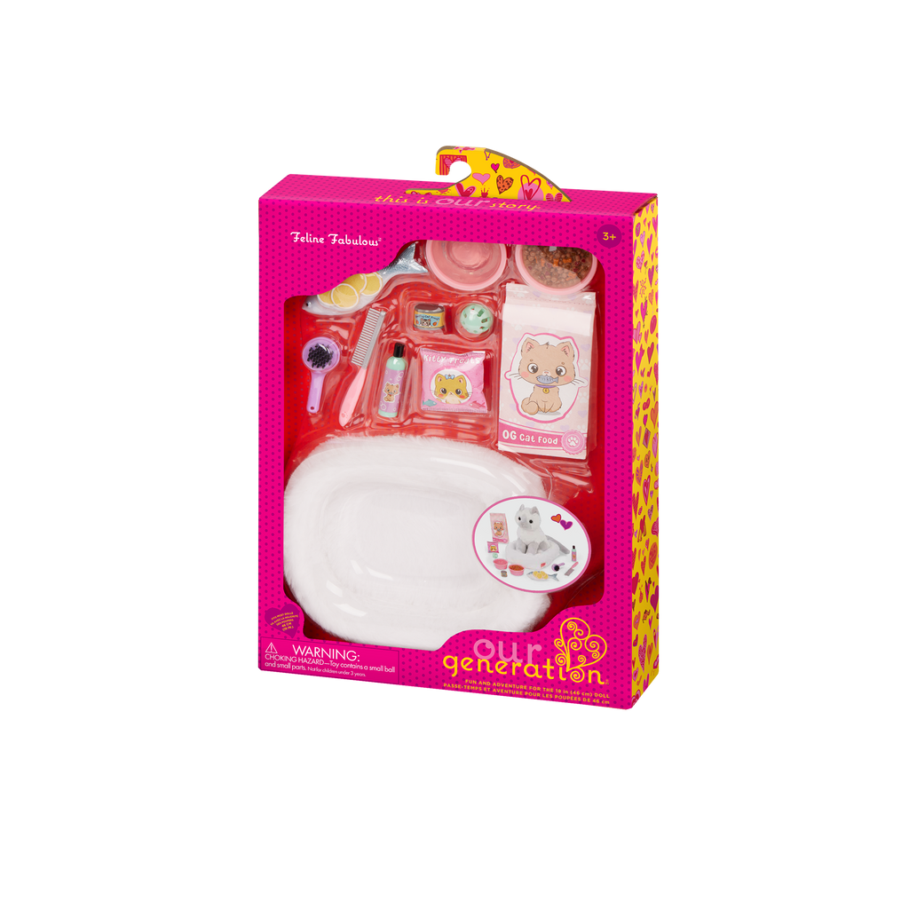 Our Generation Feline Fabulous Pet Set for 18" Dolls