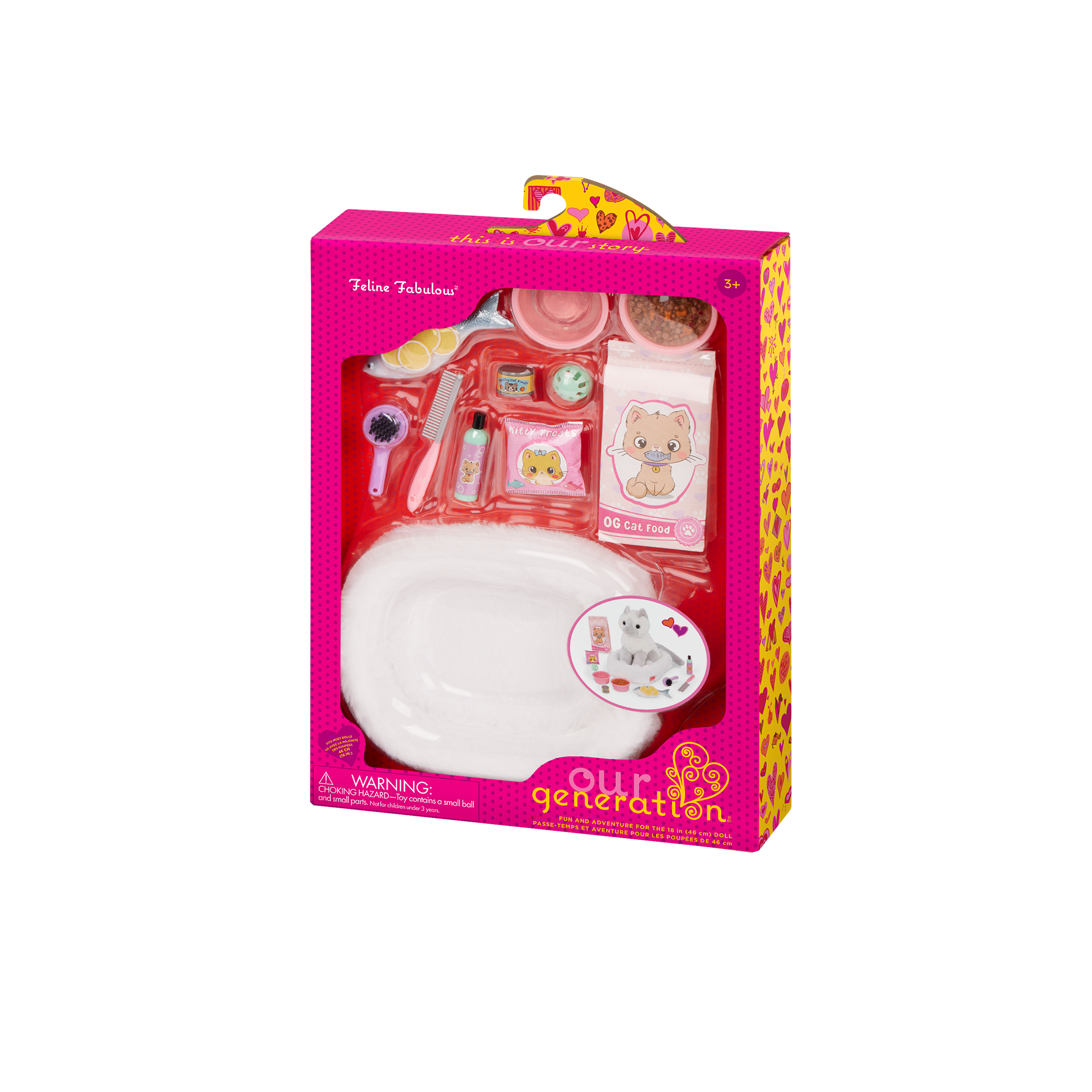 Our Generation Feline Fabulous Pet Set for 18" Dolls